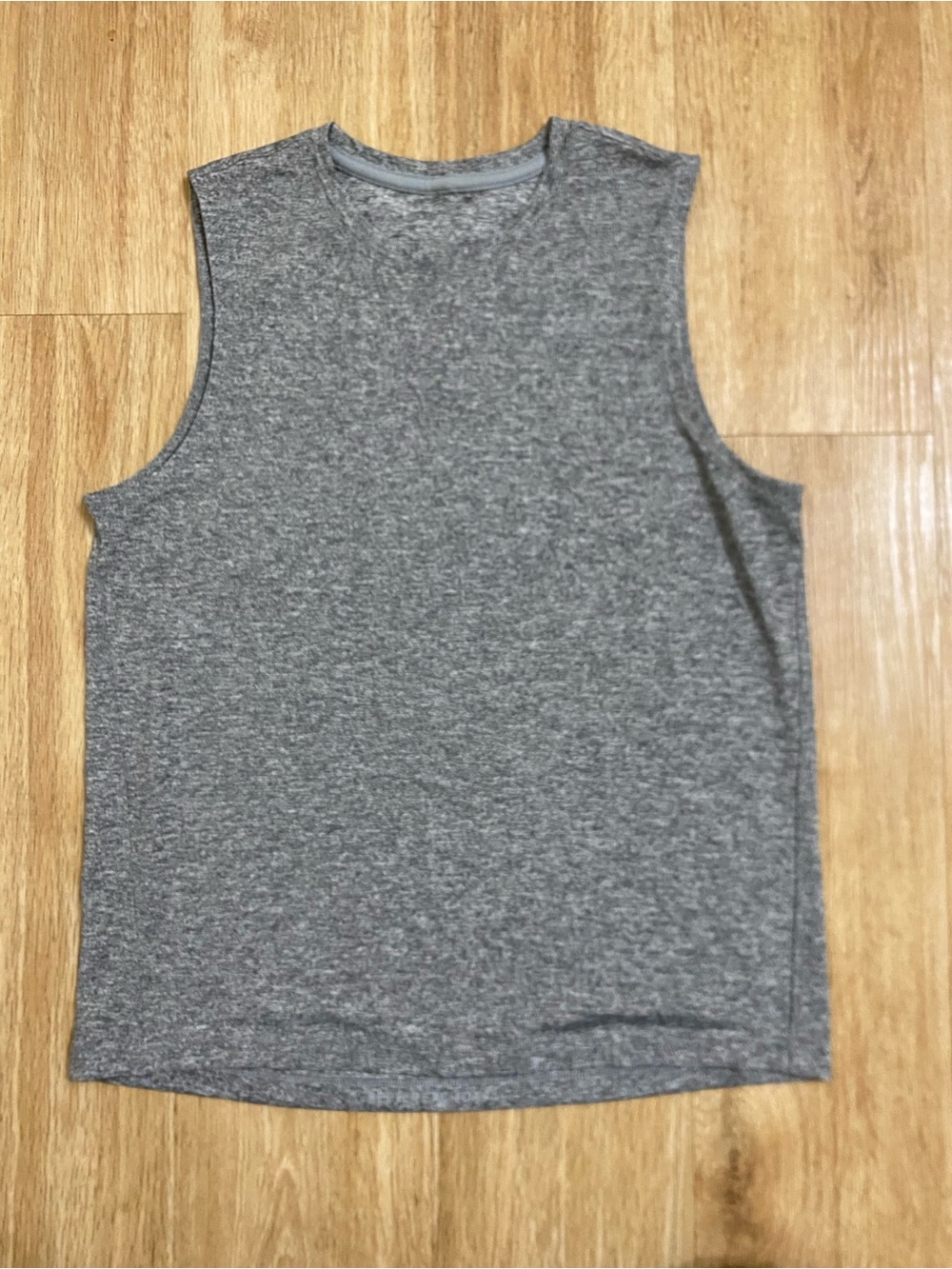 lululemon athletica Gray Heather Sleeveless Muscle Tee